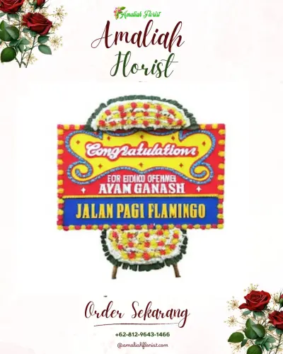 Bunga Papan Congratulation di Warukidul